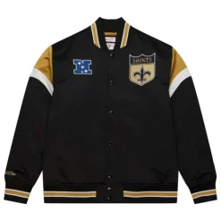 Mitchell & Ness Jackets & Outerwear-Heavyweight Satin Jacket New Orleans Saints