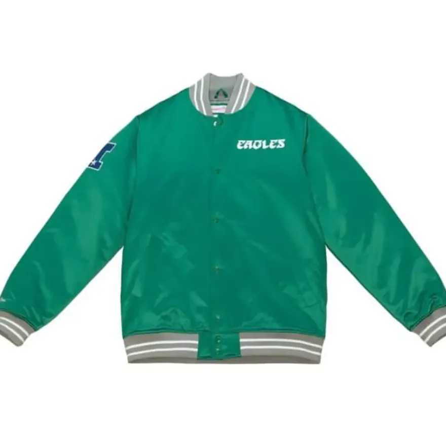 Mitchell & Ness Jackets & Outerwear-Heavyweight Satin Jacket Philadelphia Eagles