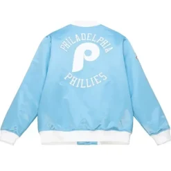 Mitchell & Ness Jackets & Outerwear-Heavyweight Satin Jacket Philadelphia Phillies