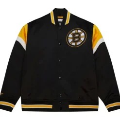 Mitchell & Ness Jackets & Outerwear-Heavyweight Satin Jacket Boston Bruins