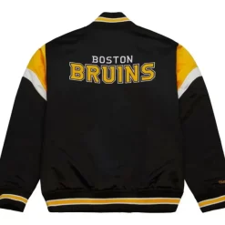 Mitchell & Ness Jackets & Outerwear-Heavyweight Satin Jacket Boston Bruins
