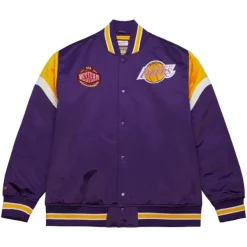 Mitchell & Ness Jackets & Outerwear-Heavyweight Satin Jacket Los Angeles Lakers