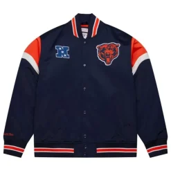 Mitchell & Ness Jackets & Outerwear-Heavyweight Satin Jacket Chicago Bears