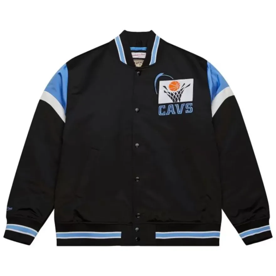 Mitchell & Ness Jackets & Outerwear-Heavyweight Satin Jacket Cleveland Cavaliers