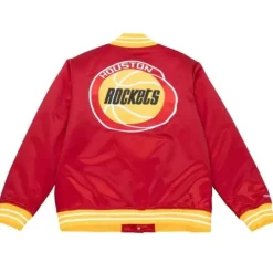 Mitchell & Ness Jackets & Outerwear-Heavyweight Satin Jacket Houston Rockets