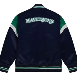 Mitchell & Ness Jackets & Outerwear-Heavyweight Satin Jacket Dallas Mavericks