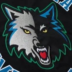 Mitchell & Ness Jackets & Outerwear-Heavyweight Satin Jacket Minnesota Timberwolves