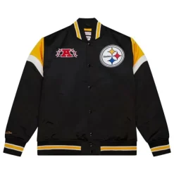 Mitchell & Ness Jackets & Outerwear-Heavyweight Satin Jacket Pittsburgh Steelers