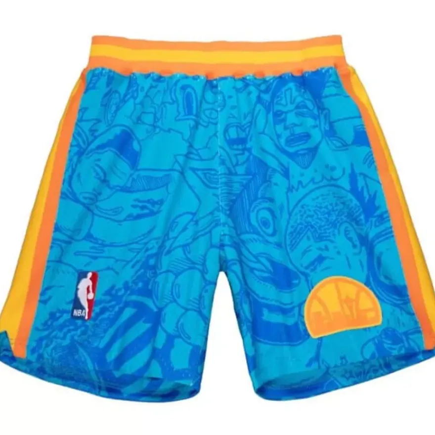 Mitchell & Ness Shorts-Hebru Shorts Seattle Supersonics
