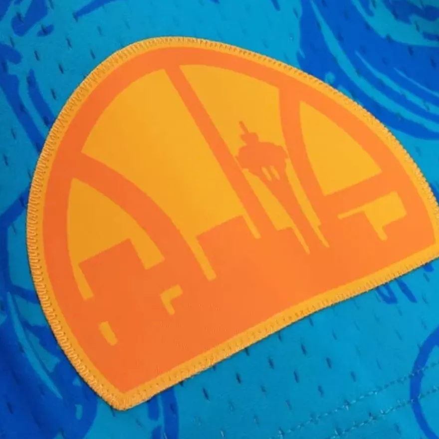 Mitchell & Ness Shorts-Hebru Shorts Seattle Supersonics