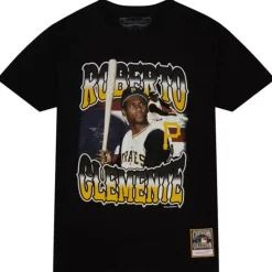 Mitchell & Ness T-Shirts & Tops-Heritage Tee Pittsburgh Pirates Roberto Clemente