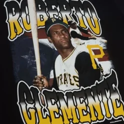 Mitchell & Ness T-Shirts & Tops-Heritage Tee Pittsburgh Pirates Roberto Clemente