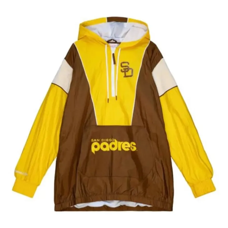 Mitchell & Ness Jackets & Outerwear-Highlight Reel Windbreaker San Diego Padres