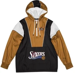 Mitchell & Ness Jackets & Outerwear-Highlight Reel Windbreaker Philadelphia 76Ers