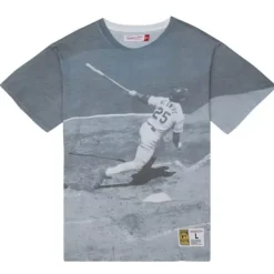 Mitchell & Ness T-Shirts & Tops-Highlight Sublimated Player Tee St. Louis Cardinals Mark Mcgwire