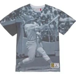 Mitchell & Ness T-Shirts & Tops-Highlight Sublimated Player Tee Cincinnati Reds Pete Rose