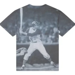 Mitchell & Ness T-Shirts & Tops-Highlight Sublimated Player Tee Pittsburgh Pirates Roberto Clemente
