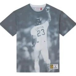 Mitchell & Ness T-Shirts & Tops-Highlight Sublimated Player Tee Los Angeles Dodgers Kirk Gibson