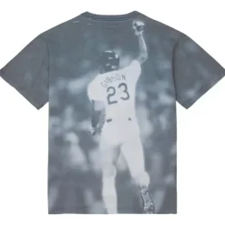 Mitchell & Ness T-Shirts & Tops-Highlight Sublimated Player Tee Los Angeles Dodgers Kirk Gibson