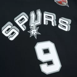 Mitchell & Ness Hoodies & Sweatshirts-Hof Fleece Hoodie San Antonio Spurs Tony Parker