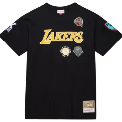 Mitchell & Ness T-Shirts & Tops-Hof N&N Premium Tee Los Angeles Lakers Pau Gasol