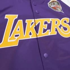 Mitchell & Ness Jackets & Outerwear-Hof N&N Satin Jacket Los Angeles Lakers Pau Gasol