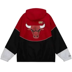 Mitchell & Ness Jackets & Outerwear-Home Team Lightweight Windbreaker Chicago Bulls