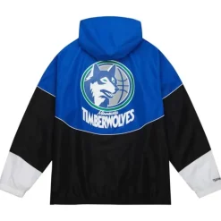 Mitchell & Ness Jackets & Outerwear-Home Team Lightweight Windbreaker Minnesota Timberwolves