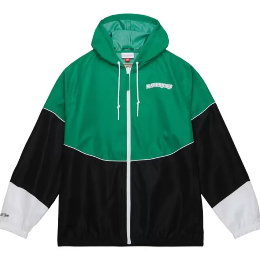 Mitchell & Ness Jackets & Outerwear-Home Team Lightweight Windbreaker Dallas Mavericks