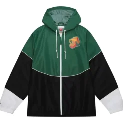 Mitchell & Ness Jackets & Outerwear-Home Team Lightweight Windbreaker Seattle Supersonics
