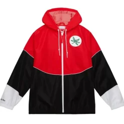 Mitchell & Ness Jackets & Outerwear-Home Team Lightweight Windbreaker Ohio State
