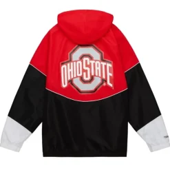 Mitchell & Ness Jackets & Outerwear-Home Team Lightweight Windbreaker Ohio State