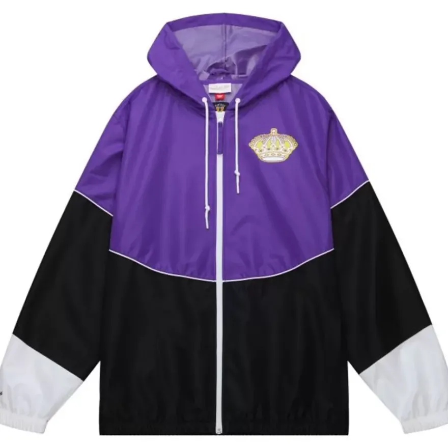 Mitchell & Ness Jackets & Outerwear-Home Team Lightweight Windbreaker Los Angeles Kings