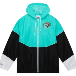 Mitchell & Ness Jackets & Outerwear-Home Team Lightweight Windbreaker Vancouver Grizzlies