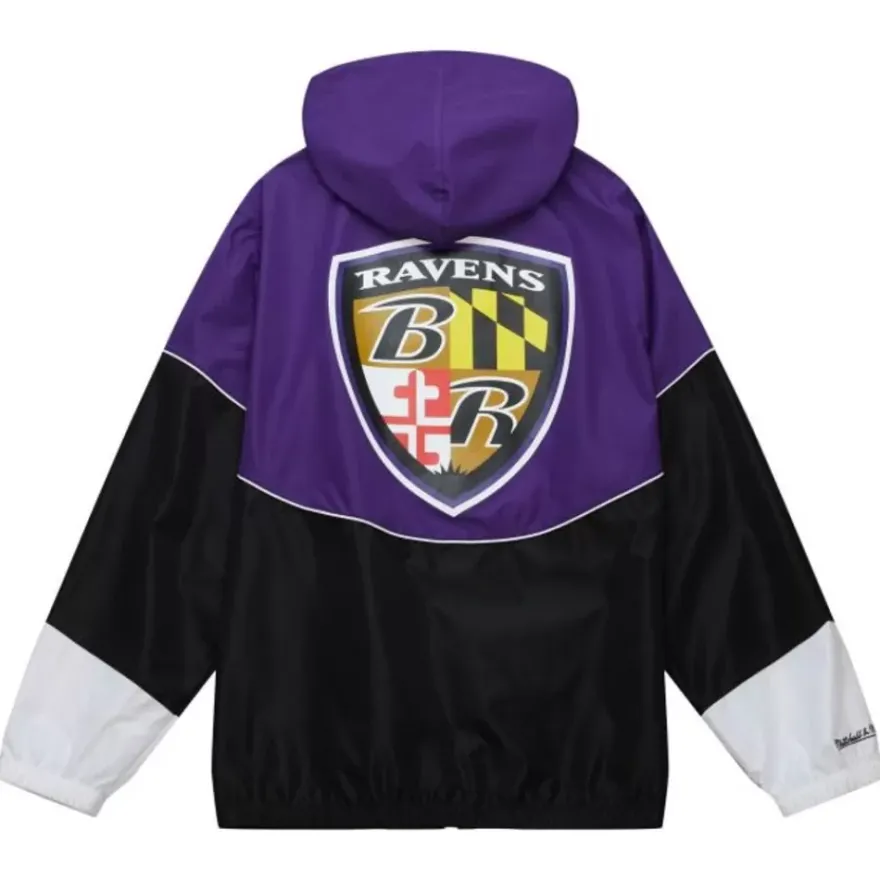 Mitchell & Ness Jackets & Outerwear-Home Team Lightweight Windbreaker Baltimore Ravens