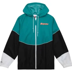 Mitchell & Ness Jackets & Outerwear-Home Team Lightweight Windbreaker Miami Dolphins