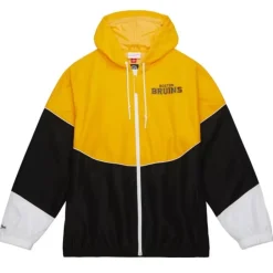Mitchell & Ness Jackets & Outerwear-Home Team Lightweight Windbreaker Boston Bruins