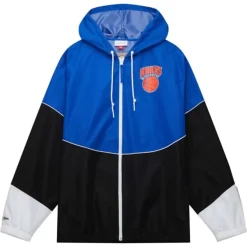 Mitchell & Ness Jackets & Outerwear-Home Team Lightweight Windbreaker New York Knicks