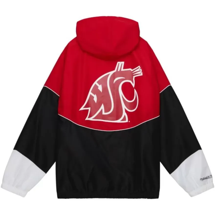 Mitchell & Ness Jackets & Outerwear-Home Team Lightweight Windbreaker Washington State University