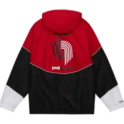 Mitchell & Ness Jackets & Outerwear-Home Team Lightweight Windbreaker Portland Trail Blazers