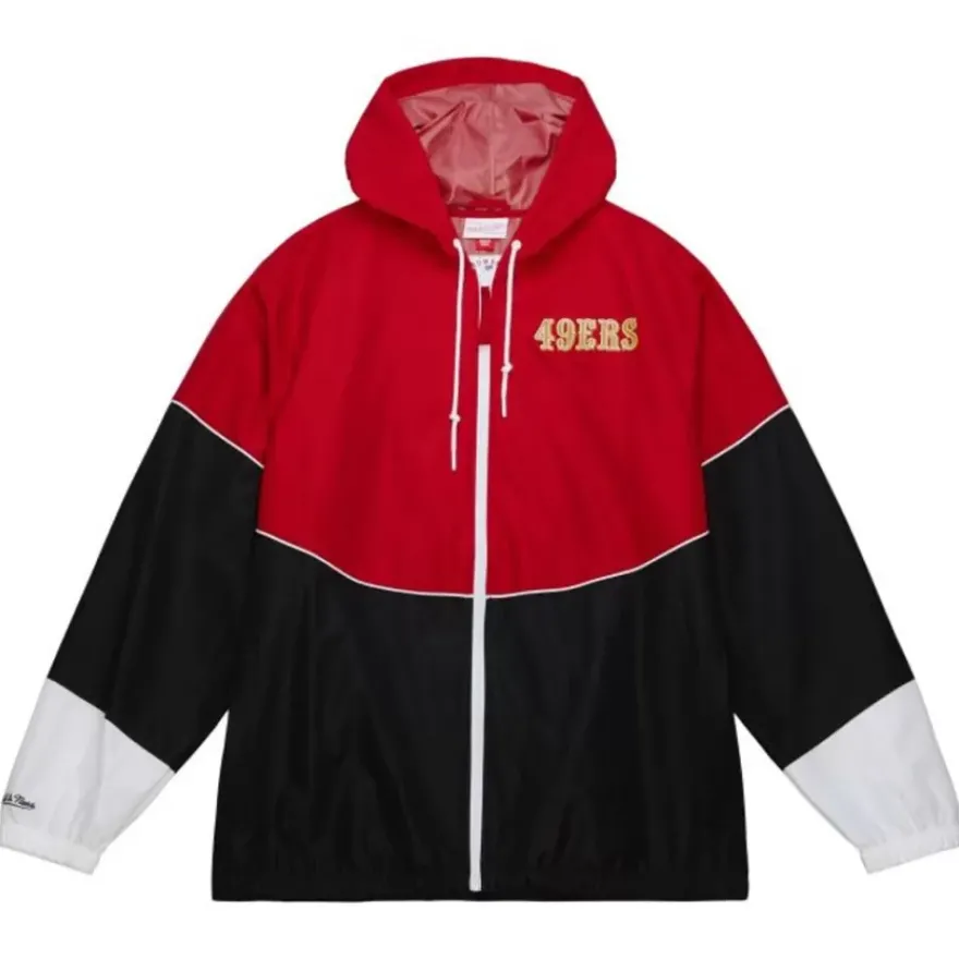 Mitchell & Ness Jackets & Outerwear-Home Team Lightweight Windbreaker San Francisco 49Ers