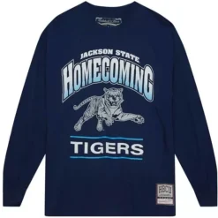 Mitchell & Ness T-Shirts & Tops-Homecoming Arch Ls Tee Jackson State University