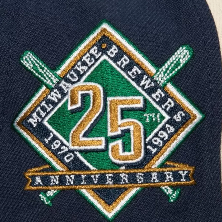 Mitchell & Ness Fitted-Homefield Fitted Coop Milwaukee Brewers