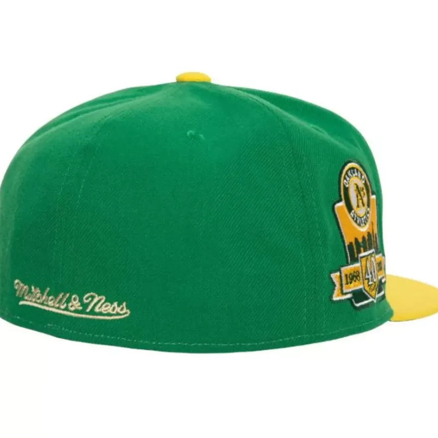 Mitchell & Ness Fitted-Homefield Fitted Coop Oakland Athletics