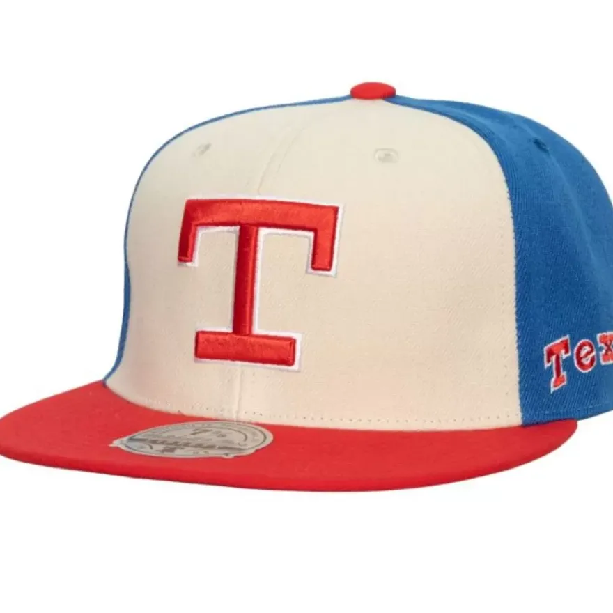 Mitchell & Ness Fitted-Homefield Fitted Coop Texas Rangers