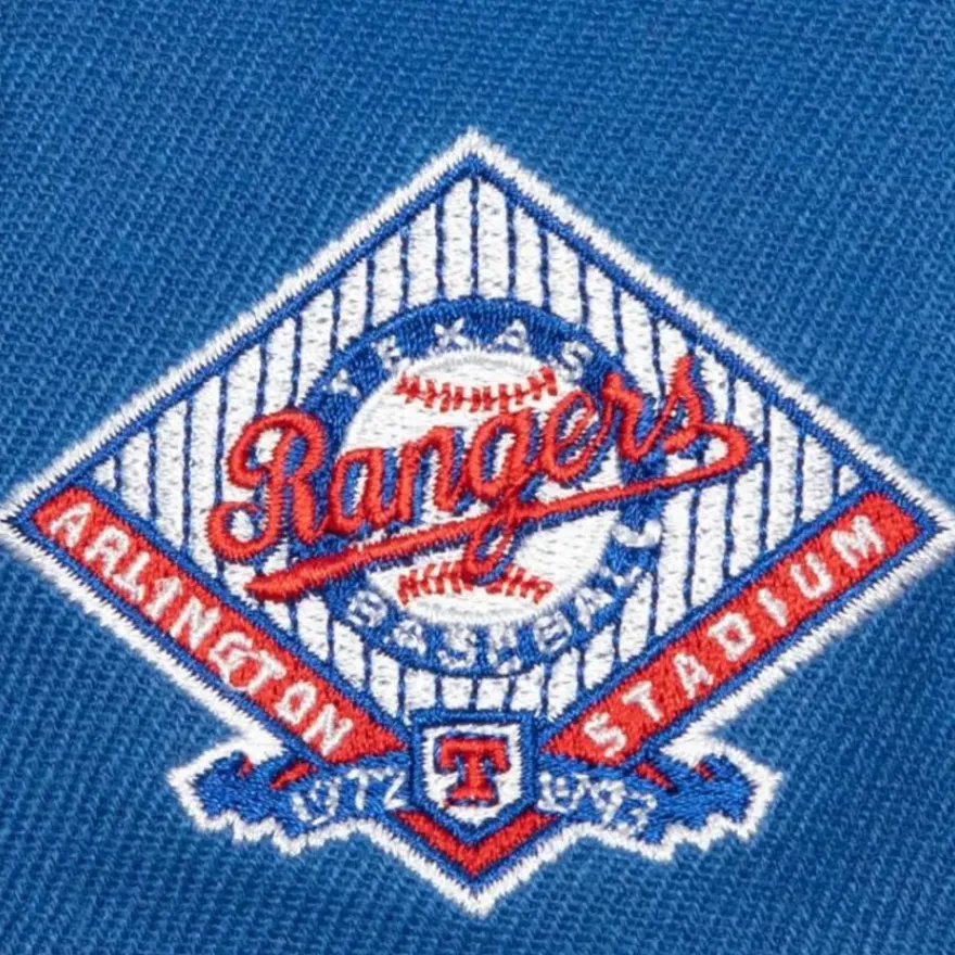 Mitchell & Ness Fitted-Homefield Fitted Coop Texas Rangers