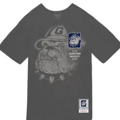 Mitchell & Ness T-Shirts & Tops-Hoyas Tail Tee Georgetown University