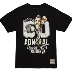 Mitchell & Ness T-Shirts & Tops-Hwc Caricatures San Antonio Spurs David Robinson