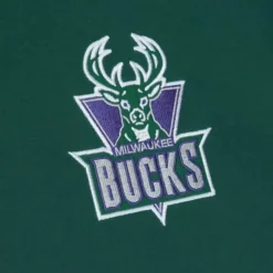 Mitchell & Ness Hoodies & Sweatshirts-Hwc Night Fleece Hoody Milwaukee Bucks