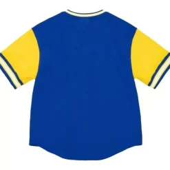 Mitchell & Ness T-Shirts & Tops-Hwc Night Mesh V-Neck Golden State Warriors